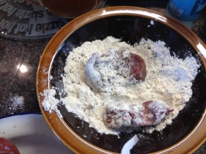 Camel dredged in flour