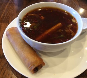 Hot and Sour Soup at Inchiin's