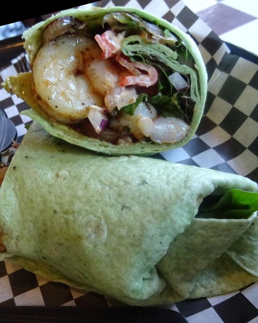 Grilled Cajun Shrimp Wrap