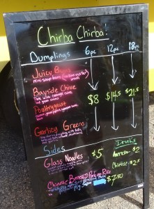 Chirpa Chirpa Menu