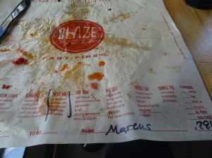 Blaze Pizza Wrapper