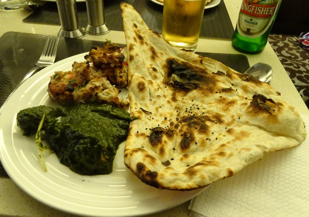 Lunch at the Chicken Inn iin New Delhi