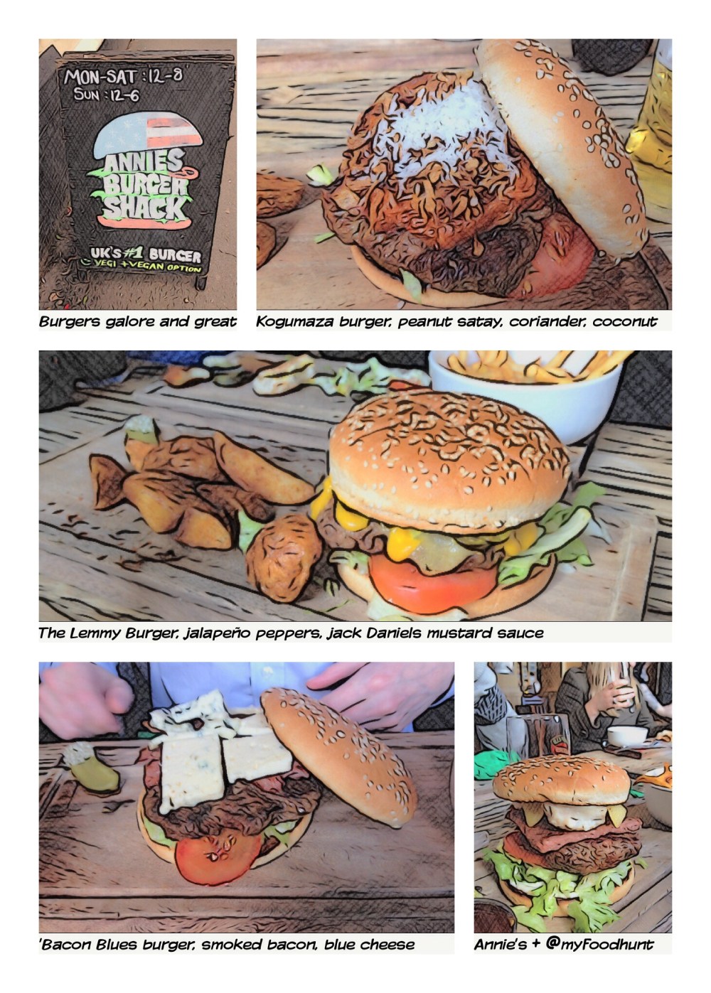 Annies burger shack comic