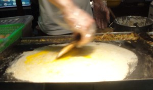 Spread out the casing