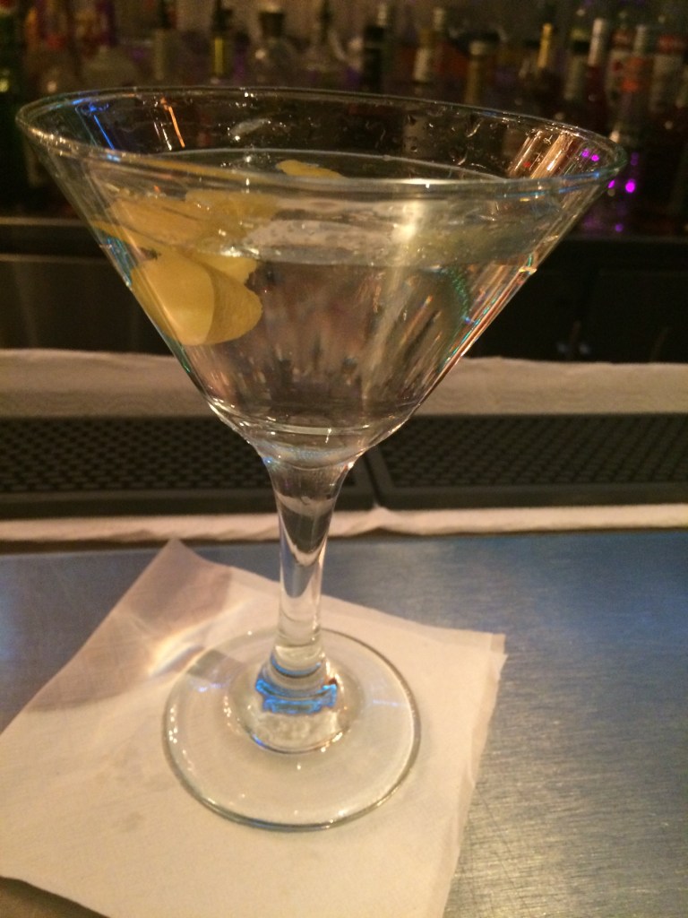 Vodka Martini at Yum Tum Too