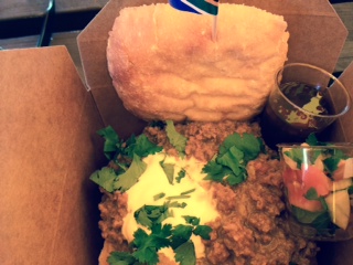 A Bobotie Bunny chow