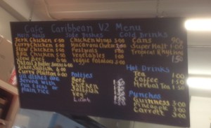 Cafe Caribbean Menu