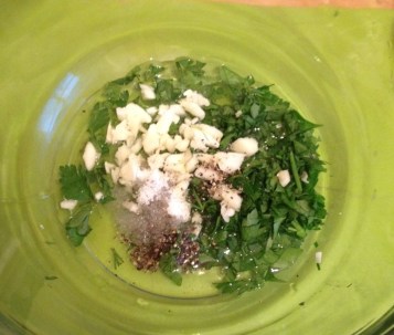 The Marinade for the Cod