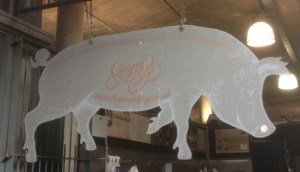 The Ginger Pig Sign