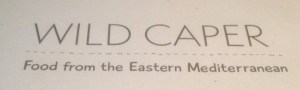 Wild Caper Menu