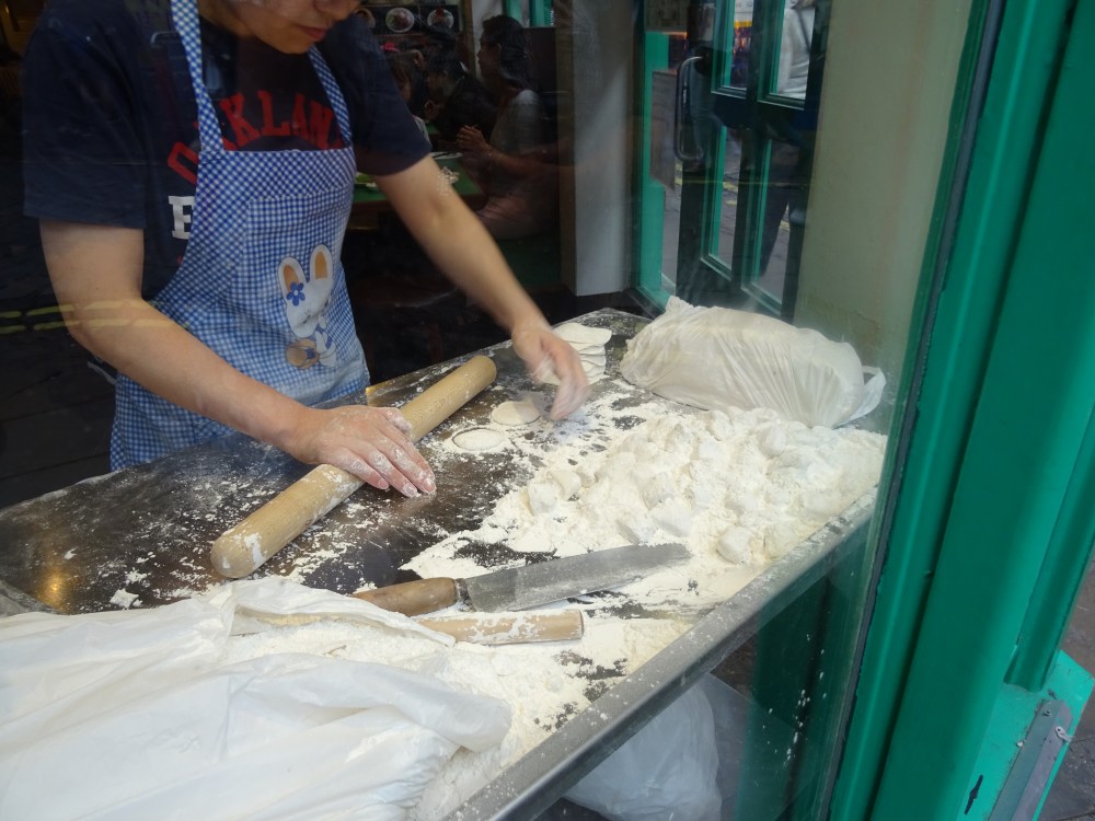 Making Dumplings at Jen Cafe
