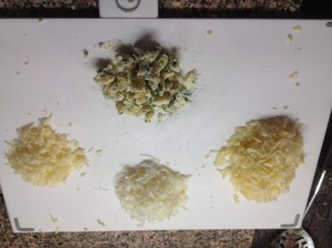 grated cheeses