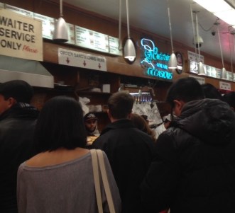 Lines at Katz's Deli