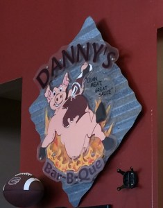Danny's Bar-B-Que sign