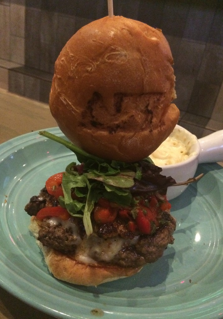 The El Greco Burger at Art Burger in Myrtle Beach