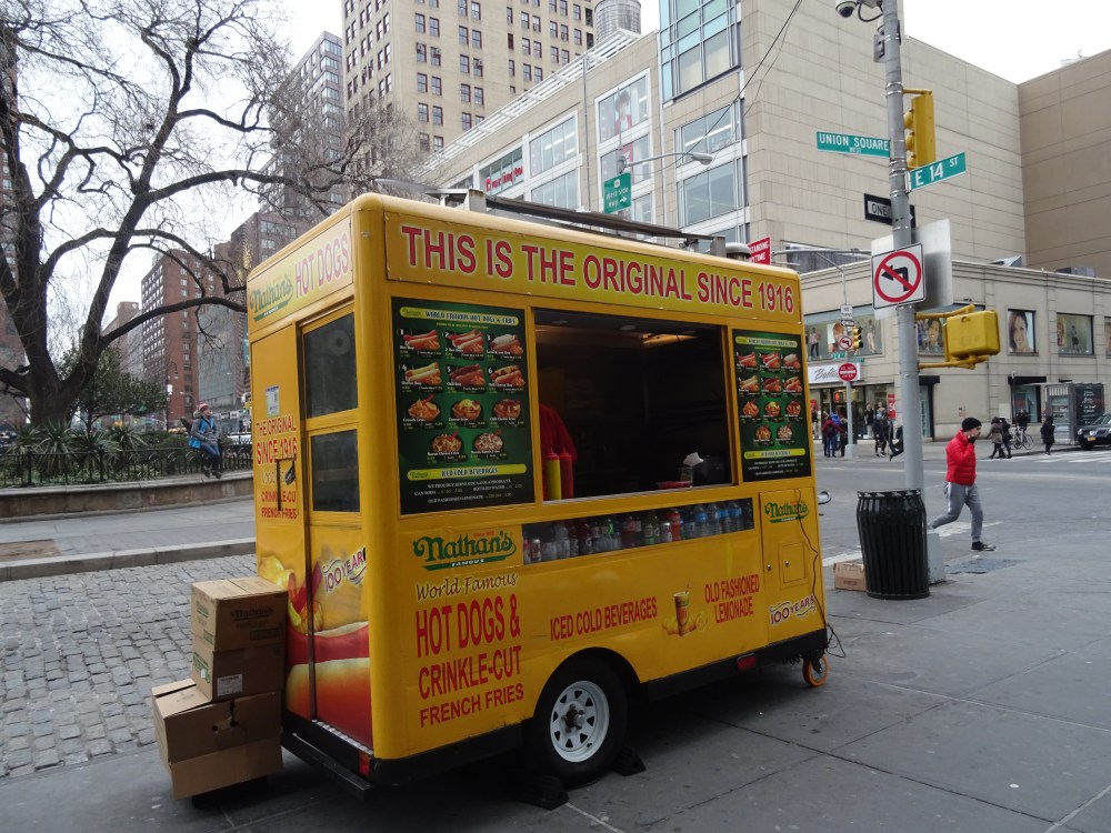 Nathans Truck at Union Square