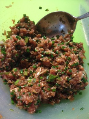 Mixed Filling for Potstickers