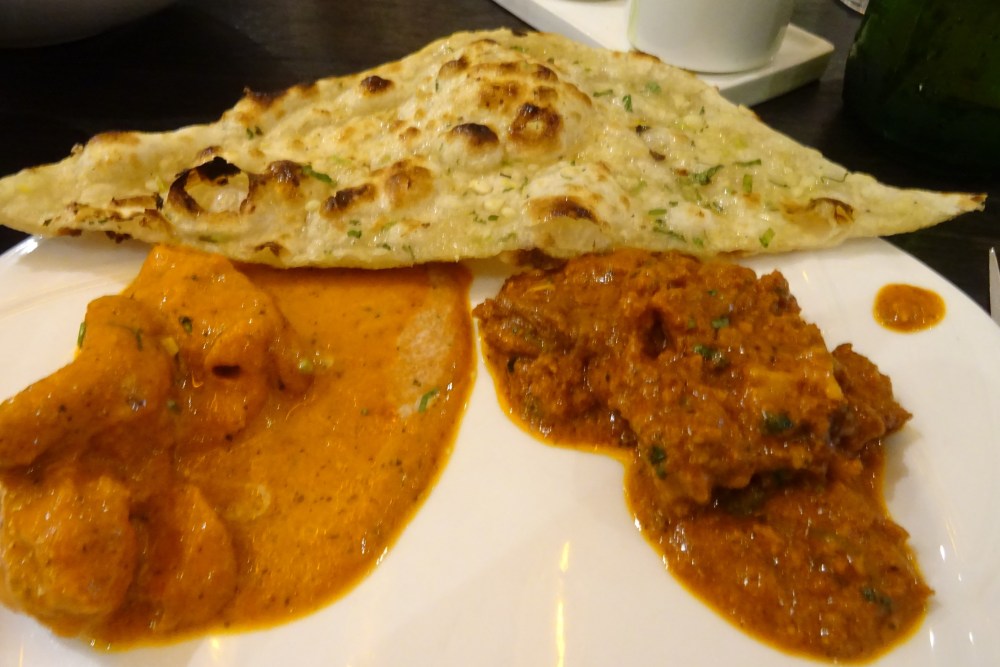 Lunch plate at Pinch of Spice