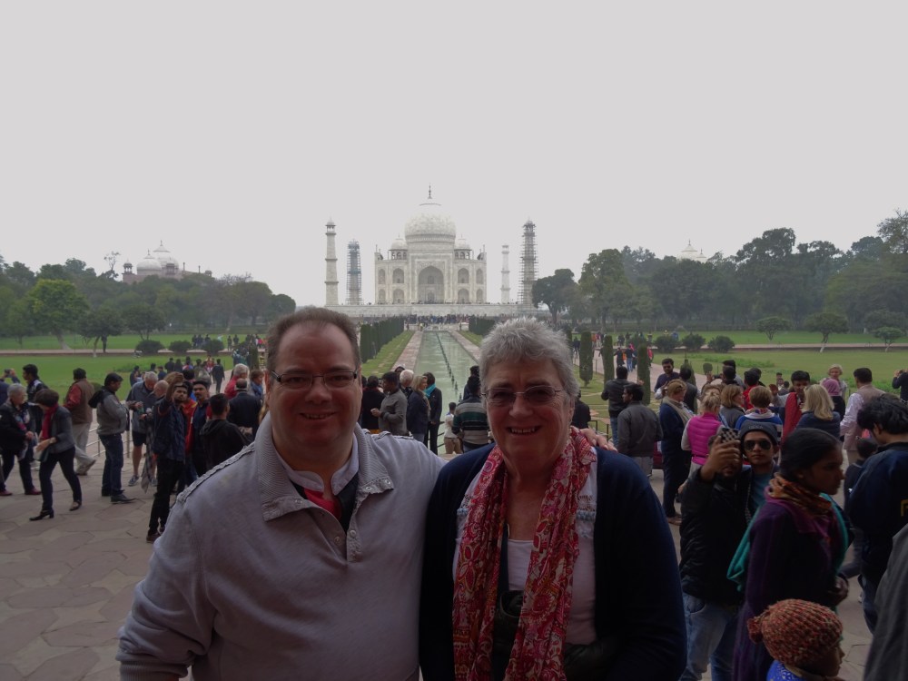 At the Taj Mahal