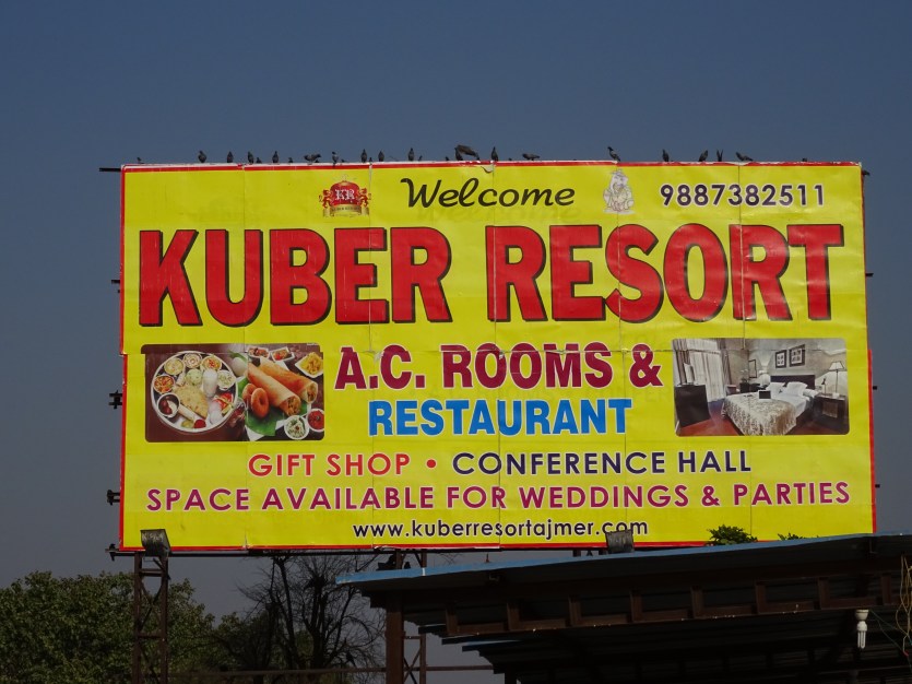 Kuber Resort Sign