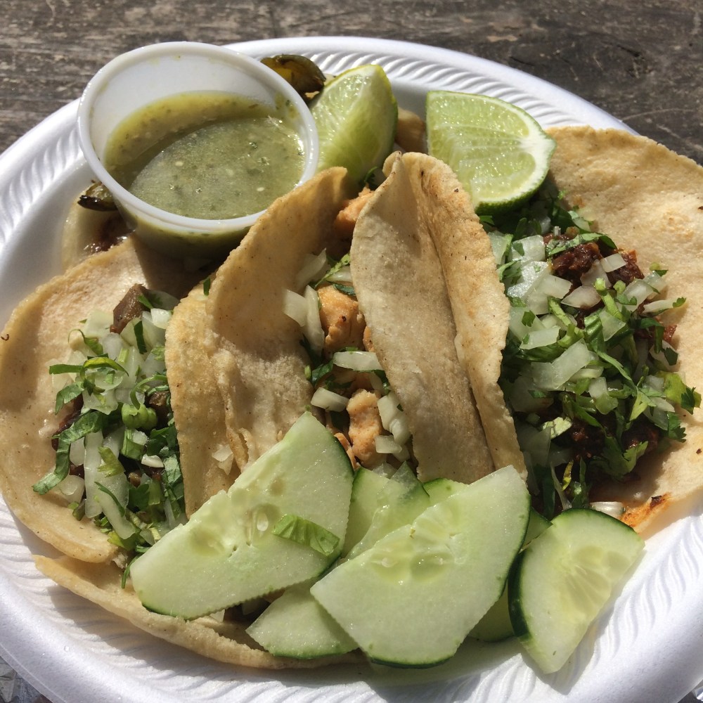 Taco Plate at Taquria La Esquina