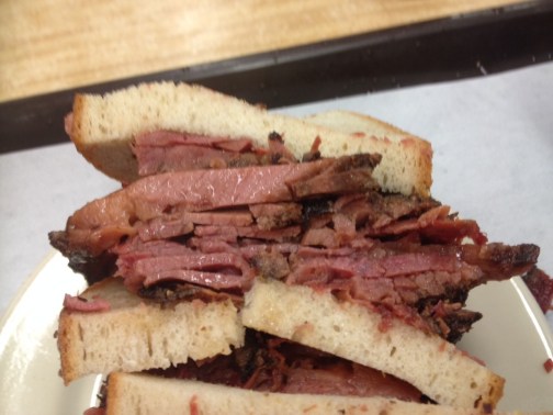 Pastrami on Rye at katz's