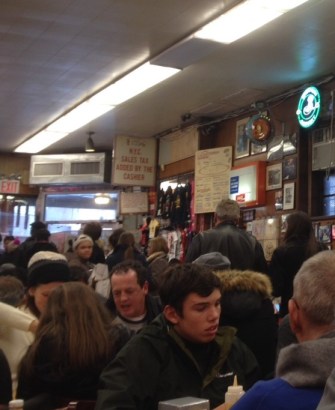 Crowds at Katz's Deli
