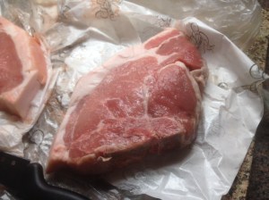 Pork Chop from the Ginger Pig 