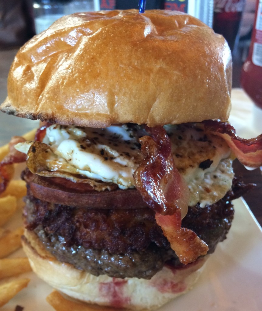 heart attack burger at ruckus