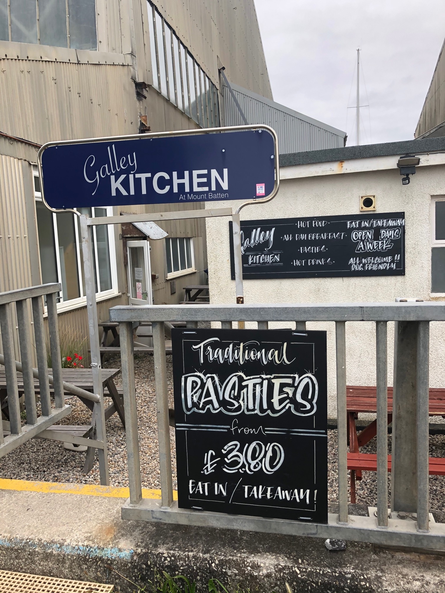 Breakfast at the Galley Kitchen in Mount Batten