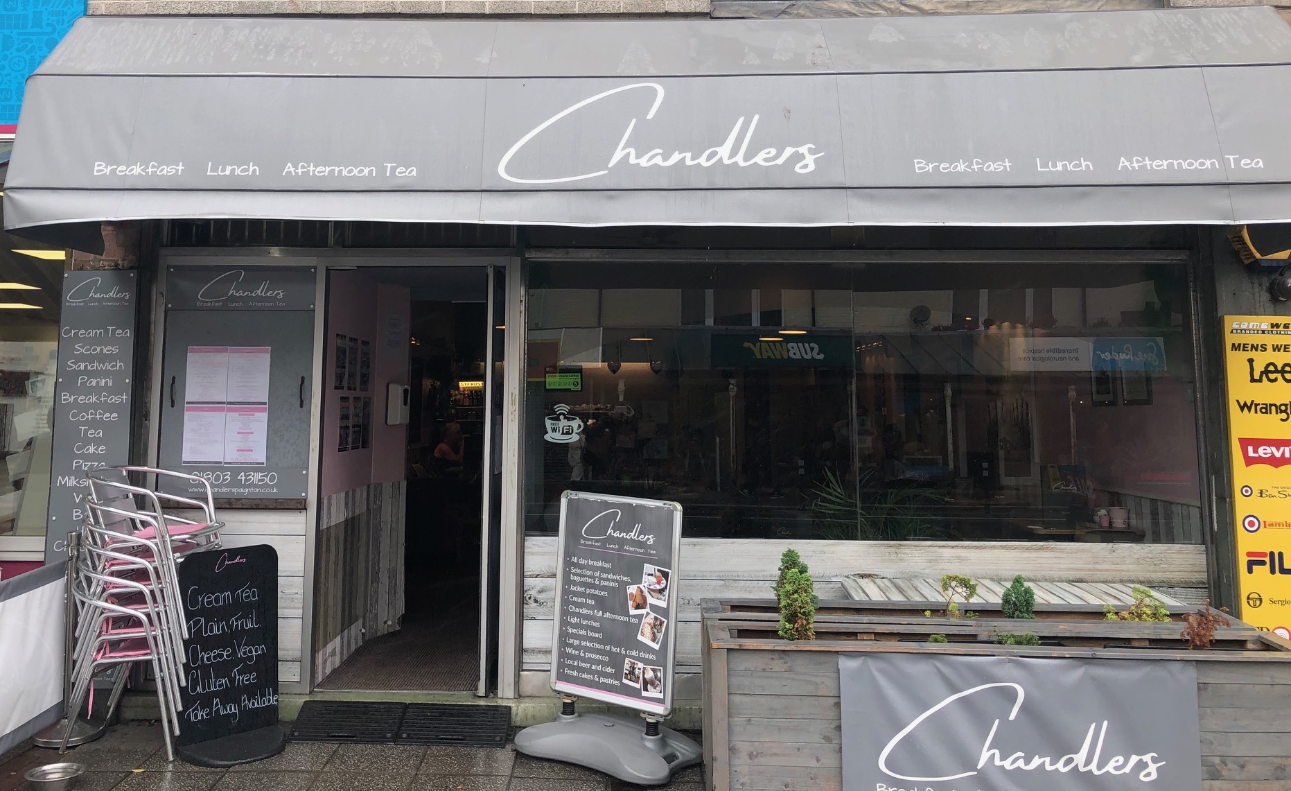 Breakfast at Chandlers in Paignton